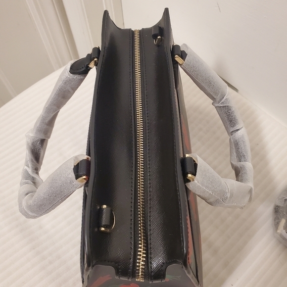 NWOT Kate Spade New York Madison Rose Toss Printed Medium Satchel, Unique - Picture 6 of 11